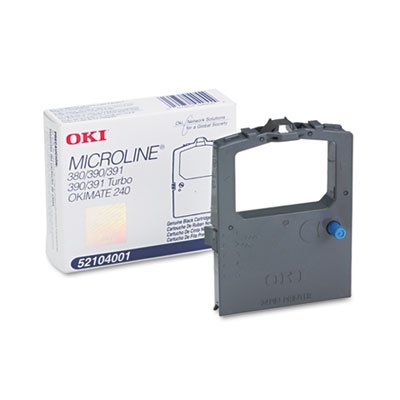 Cinta de impresión negra OKI, pack 2 unidades miniatura 1