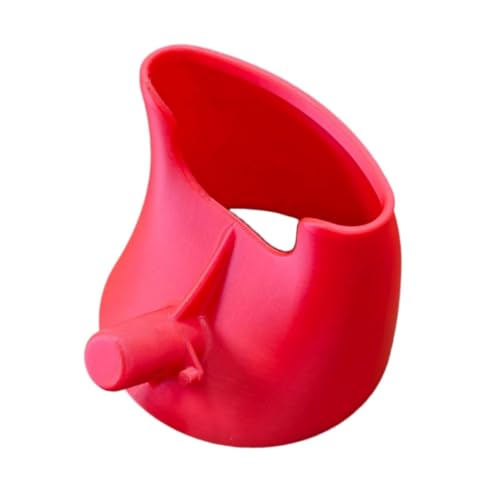 LeeQinersw Embudo para Soporte de Batidora Accesorio de Repostería Herramienta Anti Salpicaduras Material Apto Alimentos Adecuado para Cocina Hogar Hornea, Rojo, Individual