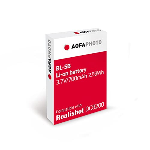 AGFA Photo – Akku Li-on BL-5B kompatibel mit Kompaktgerät Agfa DC8200