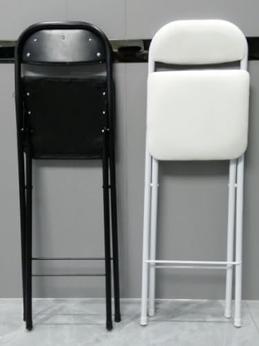 Tabouret de cuisine pliable blanc 70 cm pour optimiser un studio - 6