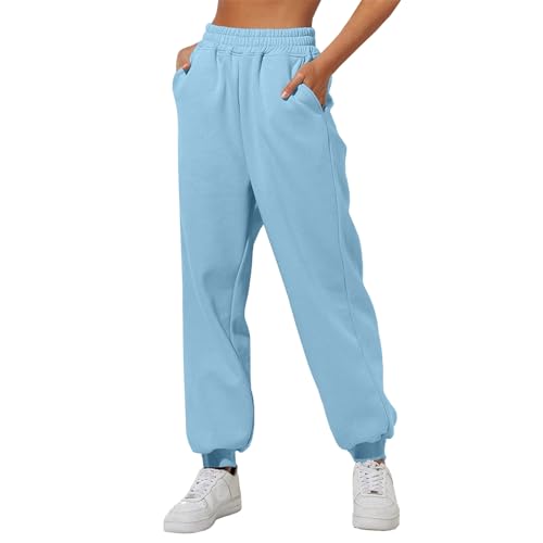 Pantalon de jogging femme doublure polaire thermique avec poches