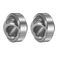 Kozelo 2 Stück GEG8C Sphärisches Radialgleitlager - [7,9mm x 19mm x 11mm] Vorgeschmiertes Sphärisches Radialgleitlager, Chromstahl