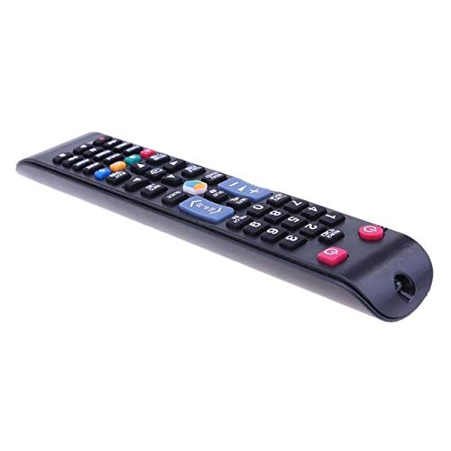 Calvas - Telecomando di ricambio per TV Samsung AA59-00790A 3D Smart TV 433 MHz, materiale ABS, nero