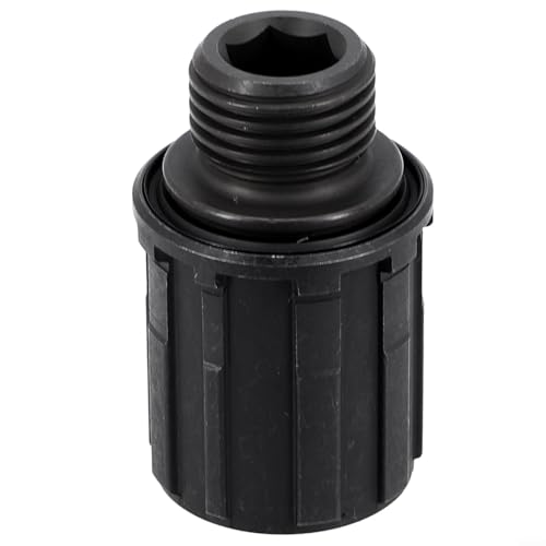 Solaughguy Cuerpo de cubo de casete de bicicleta para MTB Novatec 8 a 11 velocidades, pieza de repuesto compatible con 8/9/10/11 velocidades MTB Cassette volante de inercia (negro)