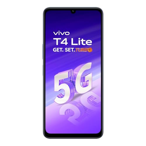 Image of vivo T4 Lite 5G Charger in The Box Prism Blue 64 GB 4 GB RAM