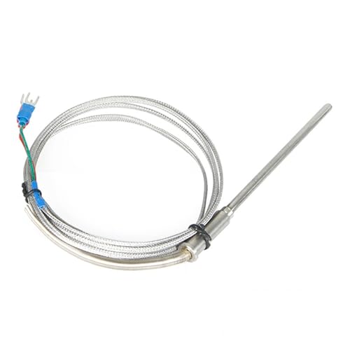 Sensor de temperatura tipo K de 6mm con sonda de 150mm y cable de 2m
