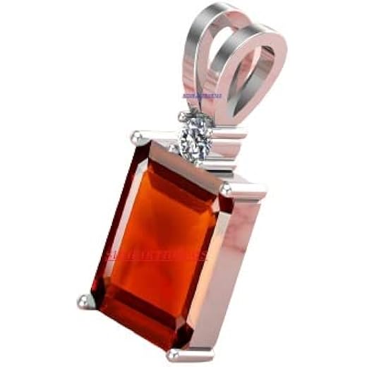 Hessonite Garnet Pendant Locket 12.00 Carat