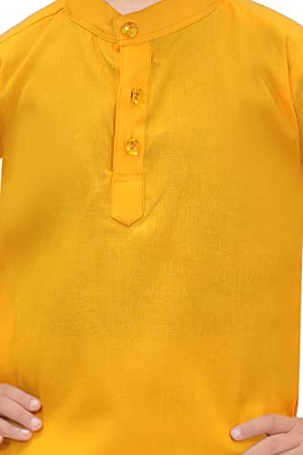 Image of KGN Boys Cotton Blend Regular Solid-Punjabi /Kurta Pajama Set | KGN07 |