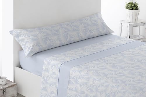 Juego de Sábanas Térmicas de Pirineo. Sábanas de Otoño/Invierno Tejido Polar para Cama Individual y Matrimonio, 3 Piezas, Cálida y Suave. (Cama 135, Jacara)