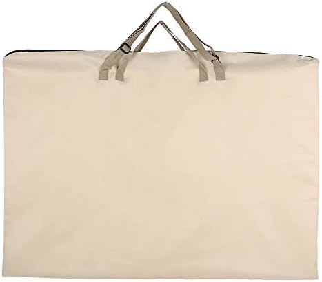 Large Size Art Portfolio Tote with Nylon Shoulder,24"X 36"Light Weight Waterproof Poster Board Storage Bag, Drawing Painting Sketch Bag for Student Art Work Portfolio and Artist