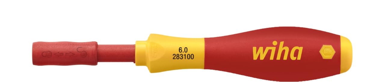 Wiha Red/Yellow Softfinish Electric Slimvario, (283100)