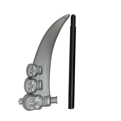 Wsdsgz Grim Reapers Costume Accessories Scythe Props Sickles Toy Detachable For Halloween Pretend Dressing Up Party Scythe Fake