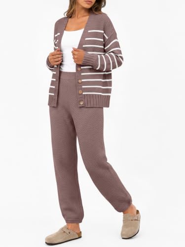 Image of LILLUSORY Women 2 Piece Sweater Matching Lounge Sets 2026 Fall Outfit