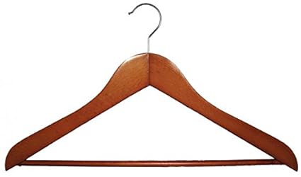 NAHANCO 2007-15C Wooden Shirt Hanger, 17