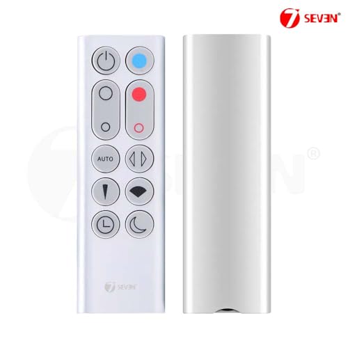 Image of 7SEVEN Compatible with Dyson Fan Remote Original Model HP02 HP03 Pure Hot + Cool Air Purifier Heater Heat /Cool Fan, Non Magnetic Housing, Required CR2032 Battery