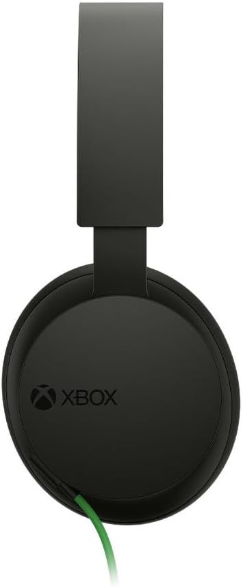 Microsoft Xbox Stereo Wired On Ear Wired Headphones, Auxiliary (Black)