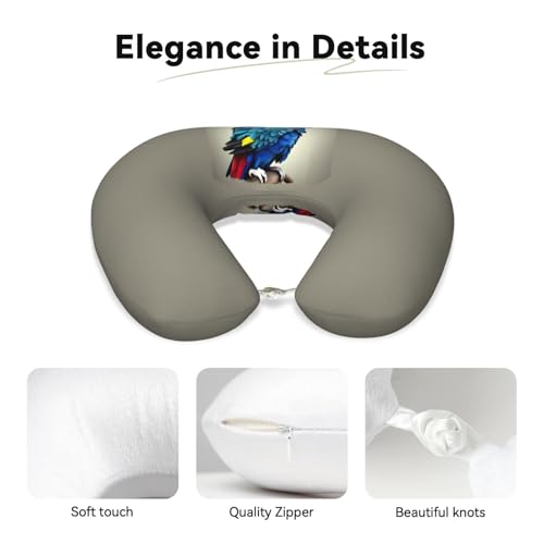 Almohada de viaje espuma viscoelástica tamaño estándar miniatura 4
