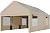Shintenchi Portable Garage Canopy,12x20 FT Heavy-Duty Design Carport,Carport Canopy with Side-Opening Removable Door & Roll-Up Window,Portable Car Port for Car, Truck, Boat,Khaki