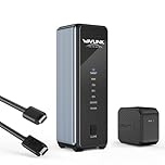 WAVLINK 40Gbps M.2 Dual Bay NVMe Enclosure,NVMe SSD Enclosure with Cooling Fan,Compatible with Thunderbolt5/4/3,USB4/3.2/2.0, UASP & TRIM,Offline Clone,Up to 3300MB/s