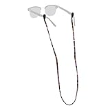 Chums Baja Urban Print Glasses Retainer - Woven Sunglasses Eyewear Holder Strap (Black Multi)
