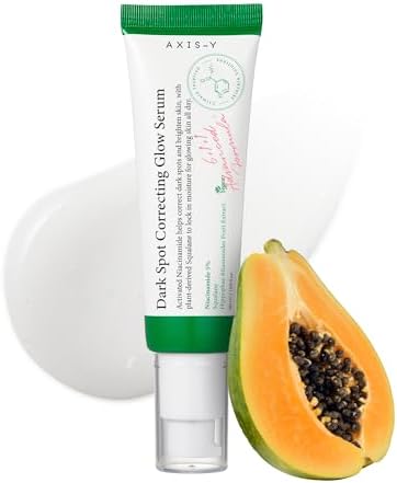 AXIS-Y Dark Spot Correcting Glow Serum - 5% Niacinamide Dark Spot Remover For Face - Vegan Korean Skin Care Niacinamide Serum for All Skin Types - 1.69 fl. oz. 50ml
