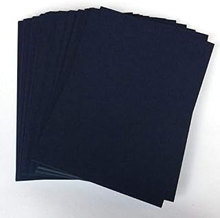 Stella Crafts A4 Navy Blue Card Stock x 50 Sheets, 240gsm (297mm x 210mm)