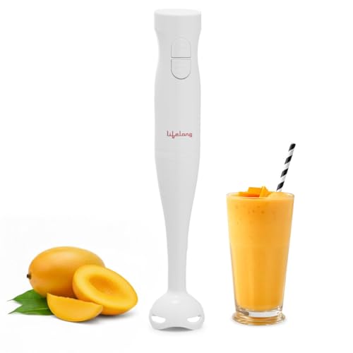 Lifelong 300W Electric Hand Blender for Kitchen | Dual Speed Cont...