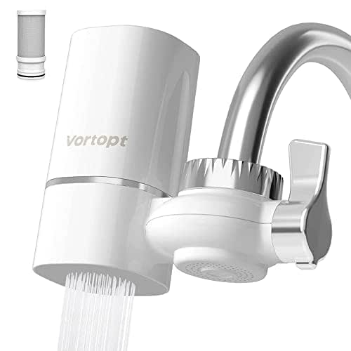 Vortopt Filtro Agua Grifo, Filtro de Agua Certificado NSF, Reduce