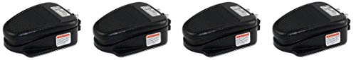 Linemaster 632-S Clipper Foot Switch, Electrical, Single Pedal, Momentary, Single Stage, No Guard, Black (4-(Pack))