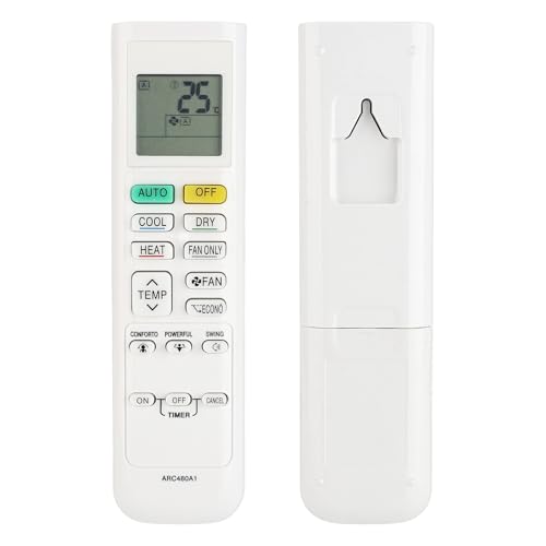ARC480A1 Mando a Distancia Compatible con Daikin Aire Acondicionado ARC480A2 ARC480A3 ARC480A4 ARC480A5 ARC480A6 ARC480A7 ARC480A8 ARC480A9 ARC480A10 ARC480A12 Sustitución Controlador