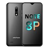 Ulefone Note 8P, 4G Mobile Phone SIM Free Unlocked, Android 10 Smartphones, 2GB RAM 16GB ROM, TF 128GB, 5.5 Inch Waterdrop Full-Screen, Dual Cameras, Triple Card Slots, Face Recognition,GPS- Black