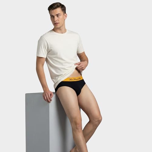 Image of Levi's Cotton Elite Brief | Premium Men's Brief Underwear | 4-Way Stretch | Outer Elastic Waistband | Double-Layered Pouch | Style 073 | Pack of 1