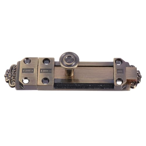 Image of Sliding Door Bolt Latch Zinc Alloy Flush Bolt Level for Doors and Windows 5.55X1.18X1.06In Lock for Home Interior and Exterior Use