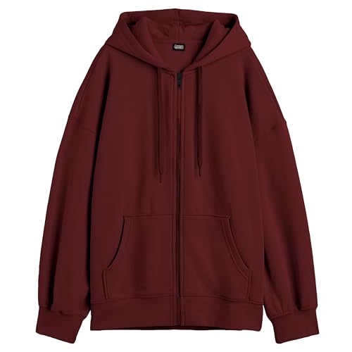 FUNKY MONKEY - Women's Cute Hoodies Teen Girl Winter Jacket Sweatshirts Casual Drawstring Clothes Zip Up Hoodie with Pocket