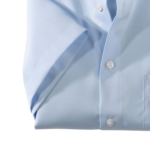OLYMP Herren Businesshemd Langarm Luxor,Einfarbig,modern fit,New Kent,blau 15,37