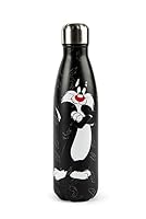 Excelsa Sylvester Bottiglia Termica, 50 Cl., Nera, Acciao INOX