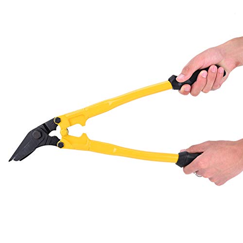 Heavy Duty Steel Strapping Cutter Wear Resistance Shock-Absorbing Non-Slip 450mm/18inch #60 chrome vanadium steel for Cuting Excess Steel Strip