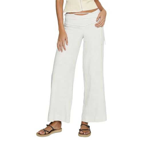 Pantalon droit fluide camel idéal pour le bureau et le quotidien