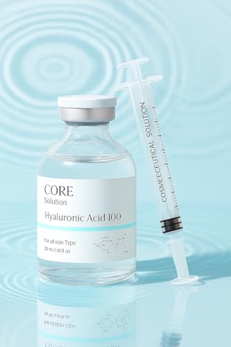 FEEL MATRIGEN Hyaluronic Acid 100 Ampoule Deep Hydration Serum for Dry Dehydrated or Sensitive Skin 30mL + Needleless Syringe
