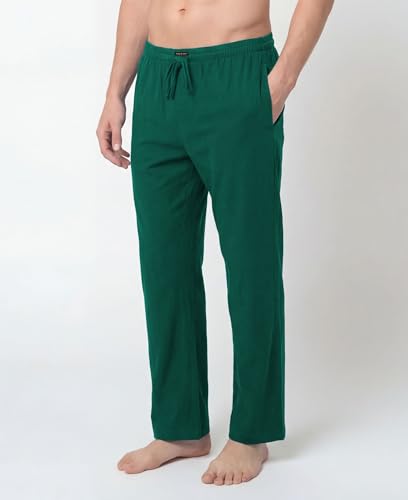 Image of Andrew Scott Men's Cotton Lounge Pants | Sleep Pajama Bottoms| Multi Packs | Drawstring & Pockets