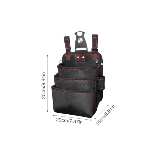 Pochette ceinture travail imperméable à 3 compartiments - 7