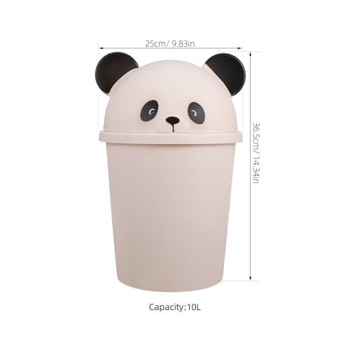 Cubo de basura de plástico con gran capacidad que oculta malos olores 2