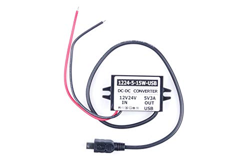 KNACRO DC-DC 9V 12V 24V 36V 8V-40V~5V 3A 15W Mini-USB ~dW[ ԗpdϊW[ ߔMߓdV[gی