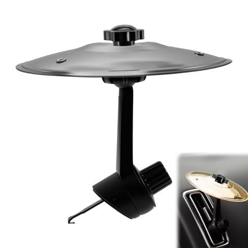 Piatti Crash per Auto, Mini Drum Crash Clip, Piatti Crash per Auto con Bocchetta di Aerazione, Divertenti Mini Drum per Auto, Strumento Musicale, Perfetti contro gli Ingorghi Monotoni e la Stanchezza