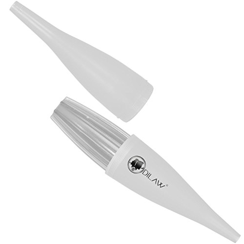 DILAW Shisha Ice Bazooka + Alu Mundstück + Silikonschlauch Set Kombinierbar mit Allen Handelsüblichen Schläuchen Weiss – Bild 4
