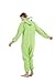 HvnTjvn Wazowski Mike Monster Inc Onesie Adult Animal Jumpsuit Unisex One-Piece Pajamas Cosplay Costume Sleepwear for Halloween christmas Women Men S
