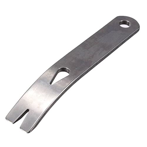 Mini Crank, Mini EDC Pocket Pry Bar, herramientas EDC de bolsillo multifunción, herramienta de barra de barra de acero inoxidable portátil, palanca de apertura profesional para la supervivencia de bu