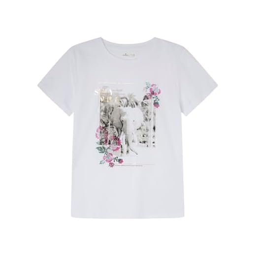 SPRINGFIELD Camiseta, Camiseta Mujer, Blanco 13, M