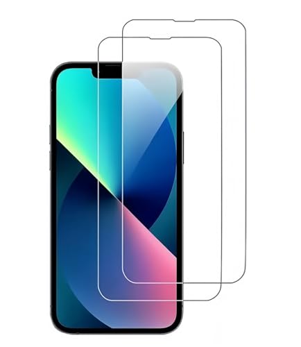 HQ-CLOUD LOT DE 2 Verre Trempé Pour iPhone 14, 13, 13 Pro (6,1