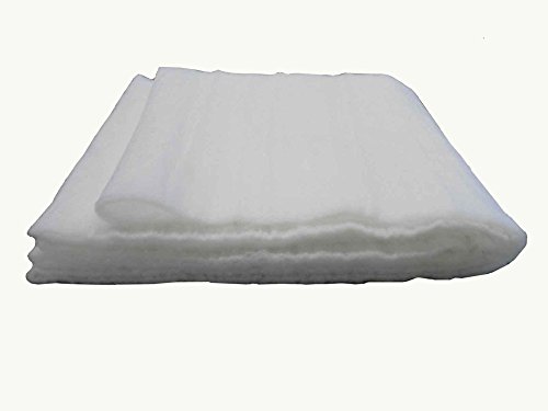 T & A Upholstery Supplies Ltd 5m Metre Roll of Artificial Fake Snow Christmas Nativity Soft White Blanket